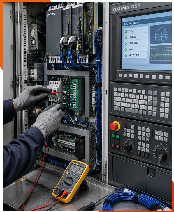 Ремонт систем ЧПУ Okuma OSP в Архангельске